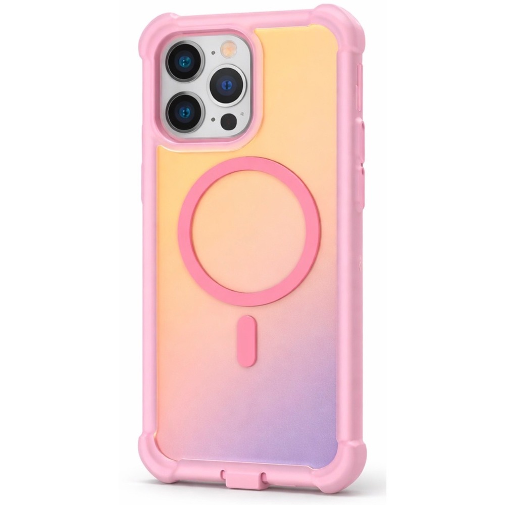 New‎ Bonoma iPhone 15 Pro Max Case Iridescent Pink MagSafe Shockproof Protective